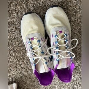 Reebok athletic shoes.